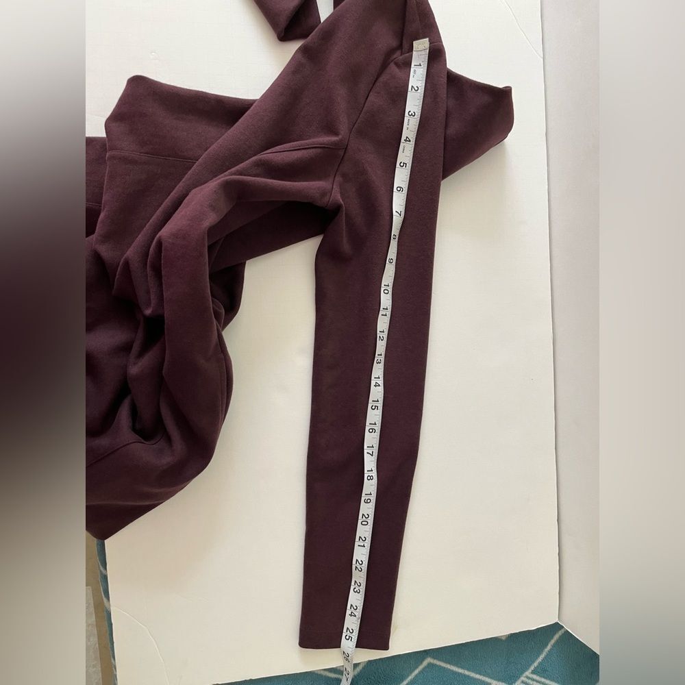 Duluth Trading Women’s Midi Dress Burgundy Long Sleeve Boat Neck Size S - Picture 16 of 16